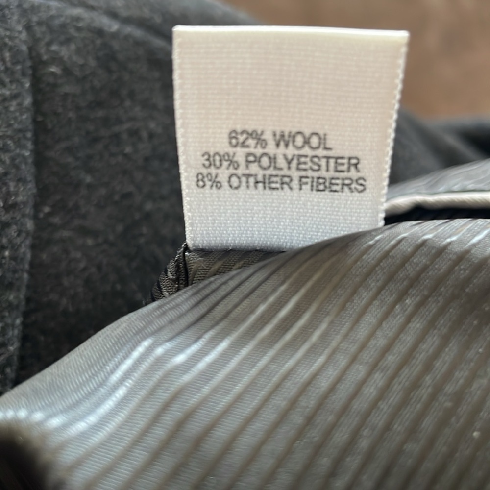 Jos. A. Bank Wool Blend Topcoat Black 40 Short - Picture 10 of 11